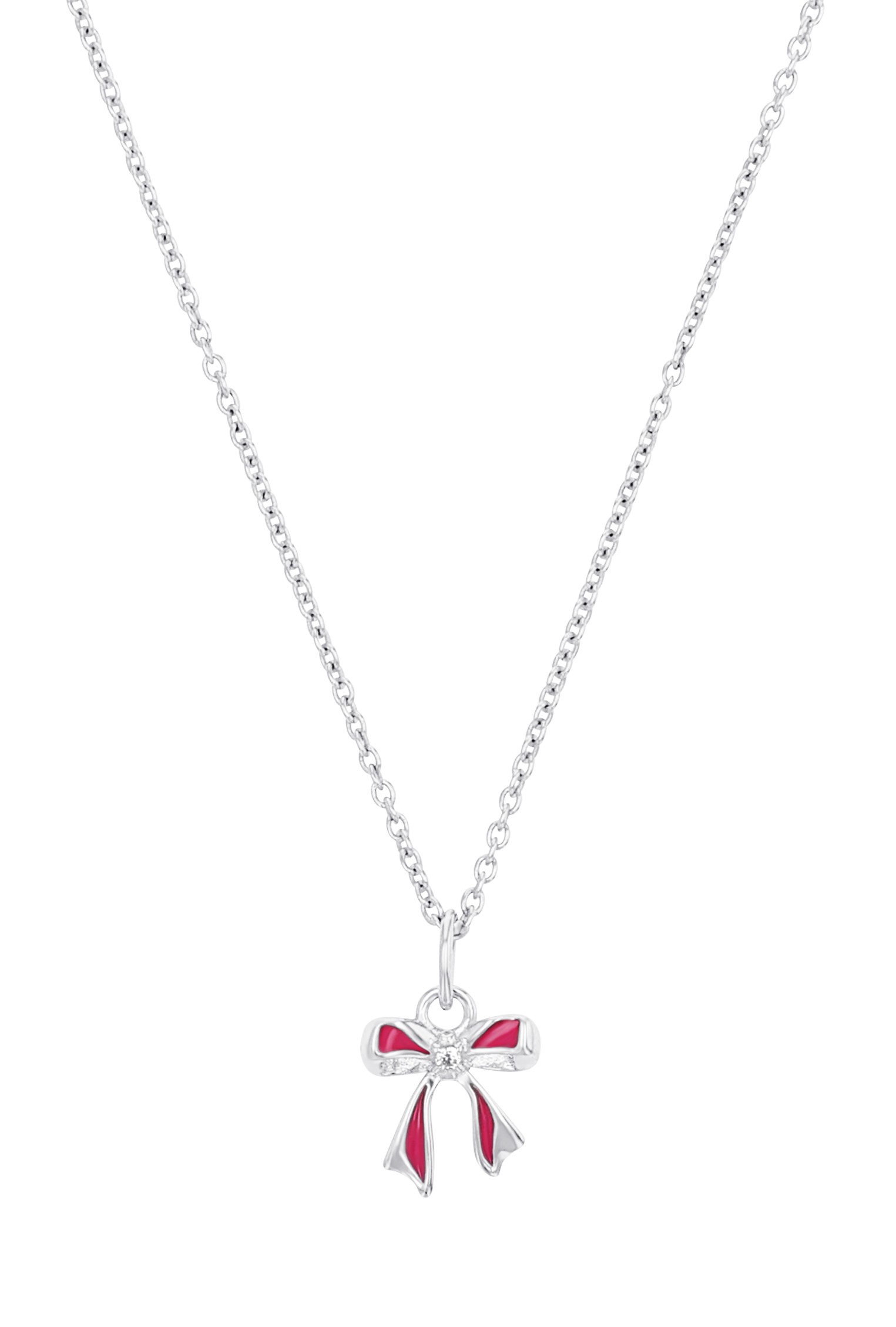 Lillifee Mädchen Halskette 2040629 mit Anhänger Schleife Silber 925