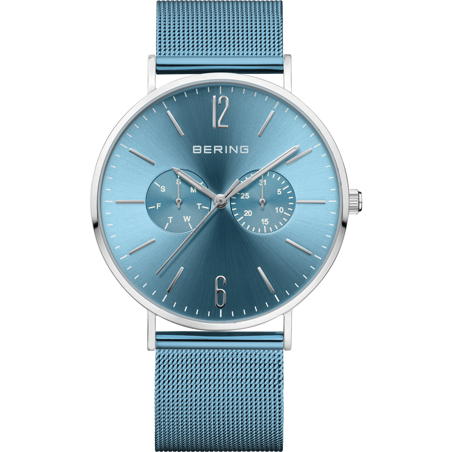 Bering Herren Armbanduhr 14240-809 Arctic Blue Multifunktion