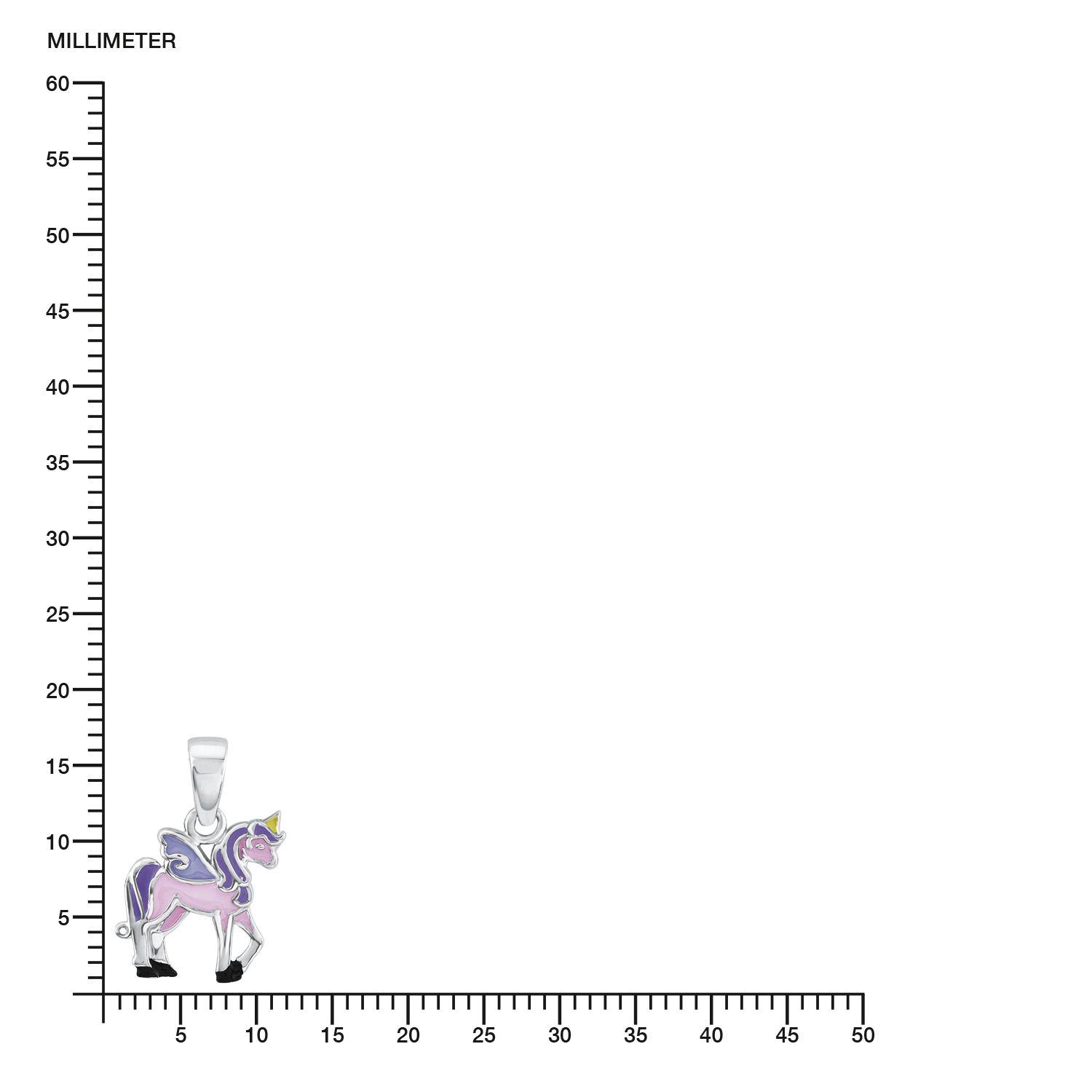 Lillifee 2013154 Halskette Einhorn Rosie