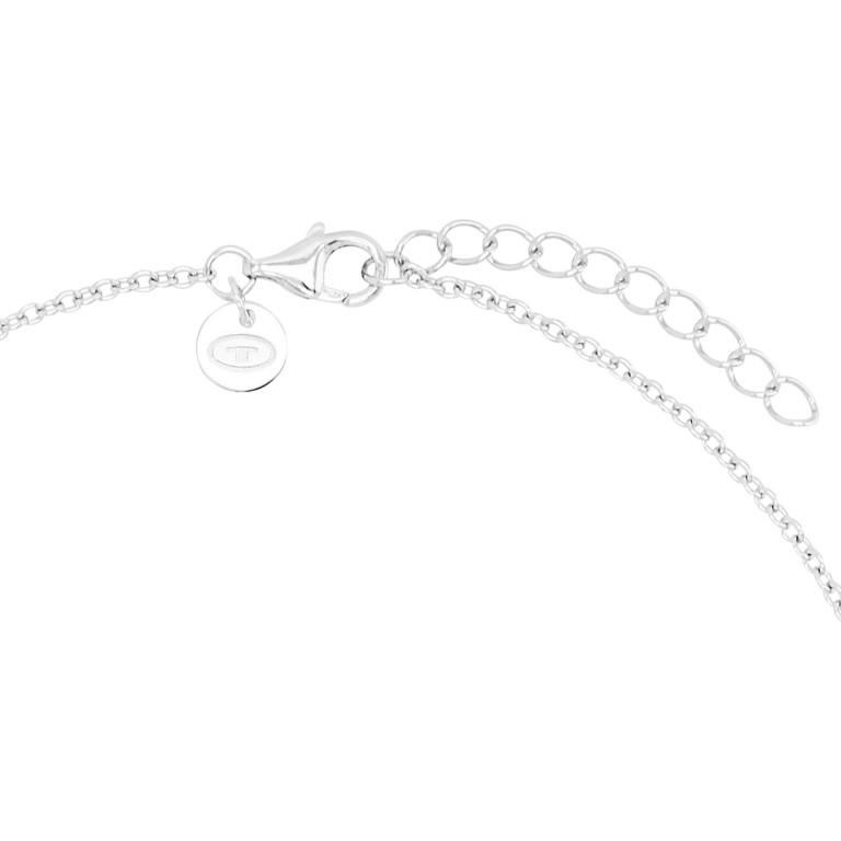 Tom Tailor Damen Halskette 2100575 mit Anhänger Silber 925 synth. Zirkonia