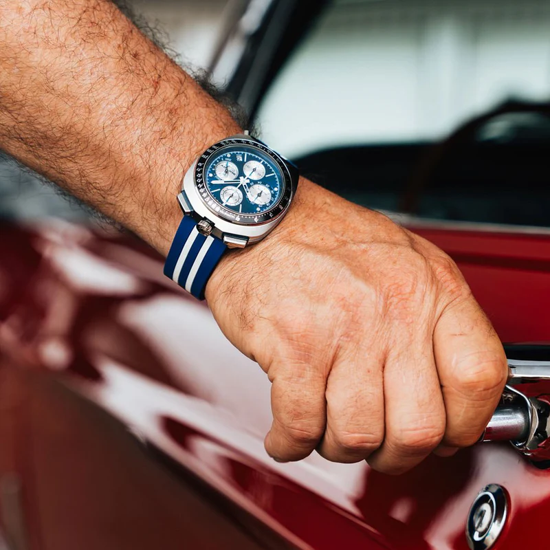 Bulova Herren Armbanduhr Racing Chronograph 98B452 Carroll Shelby Limited Edition