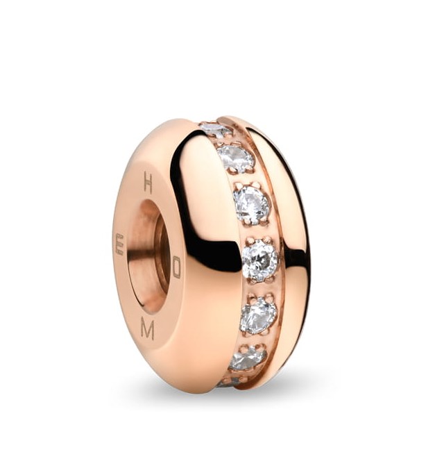 Bering Charm Home-3 Edelstahl Roségold IP Zirkonia ARCTIC SYMPHONY COLLECTION