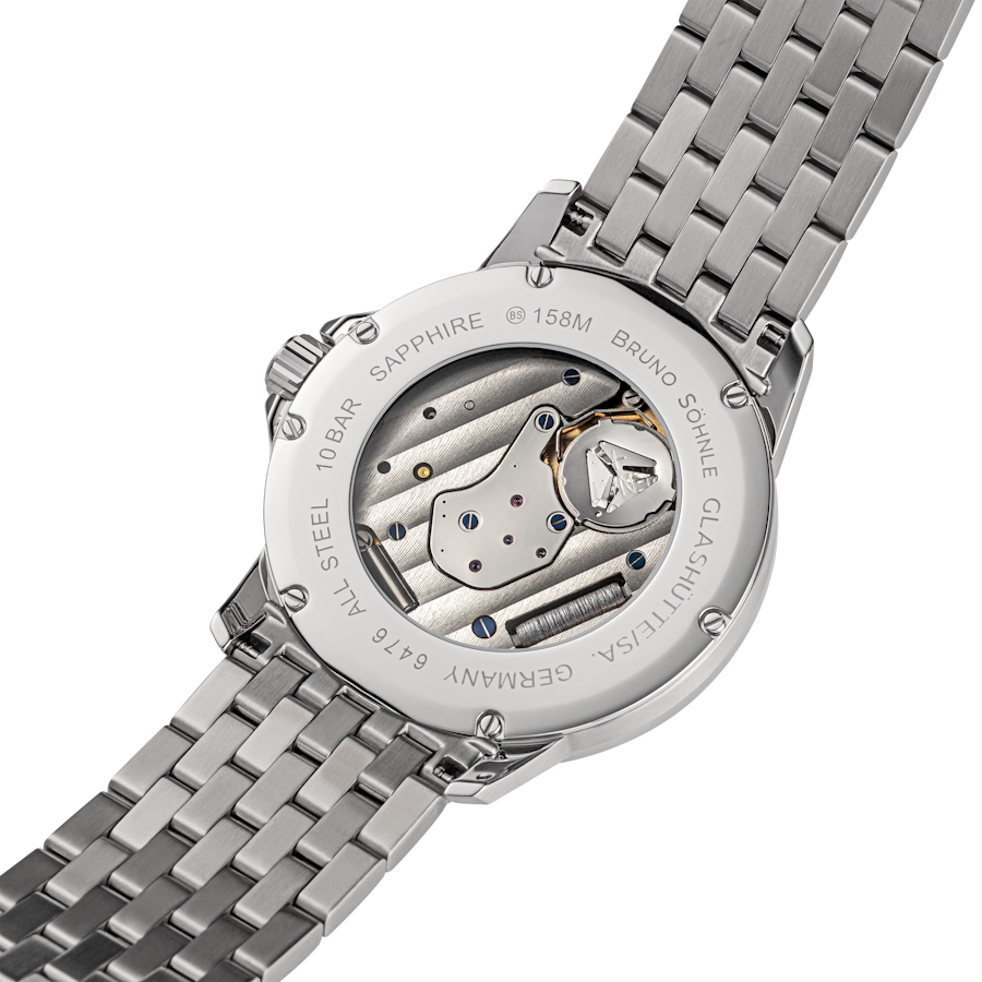 Bruno Söhnle Herren Armbanduhr Devi 17-13158-842 Edelstahl