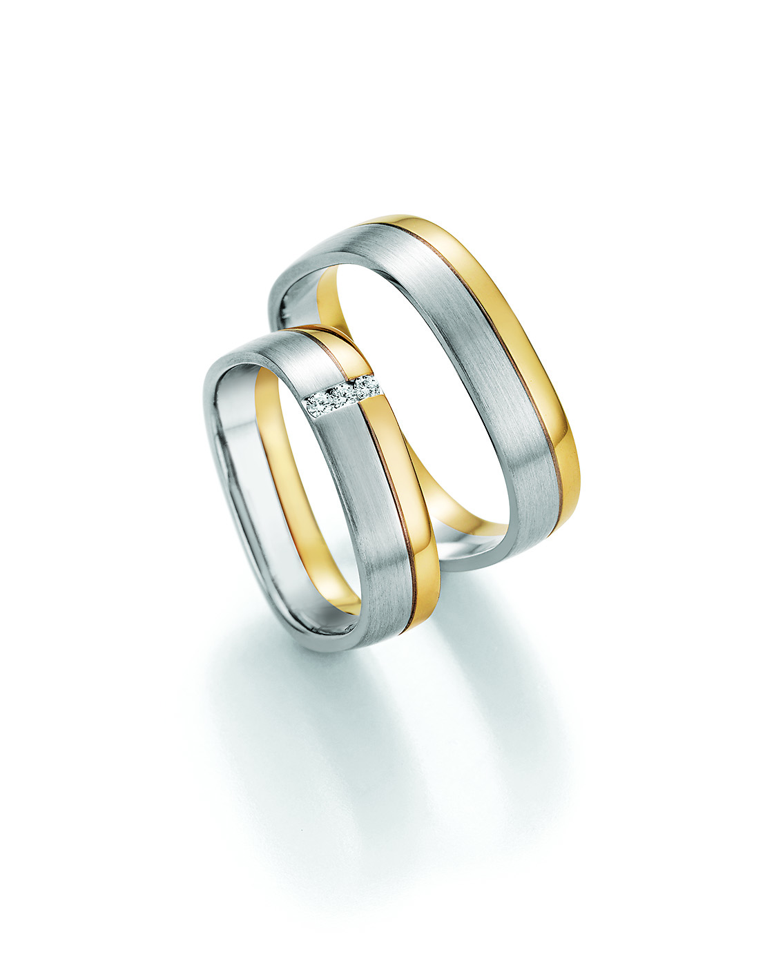 Eheringe Trauringe Honeymoon Solid V 66-45070 / 66-45080