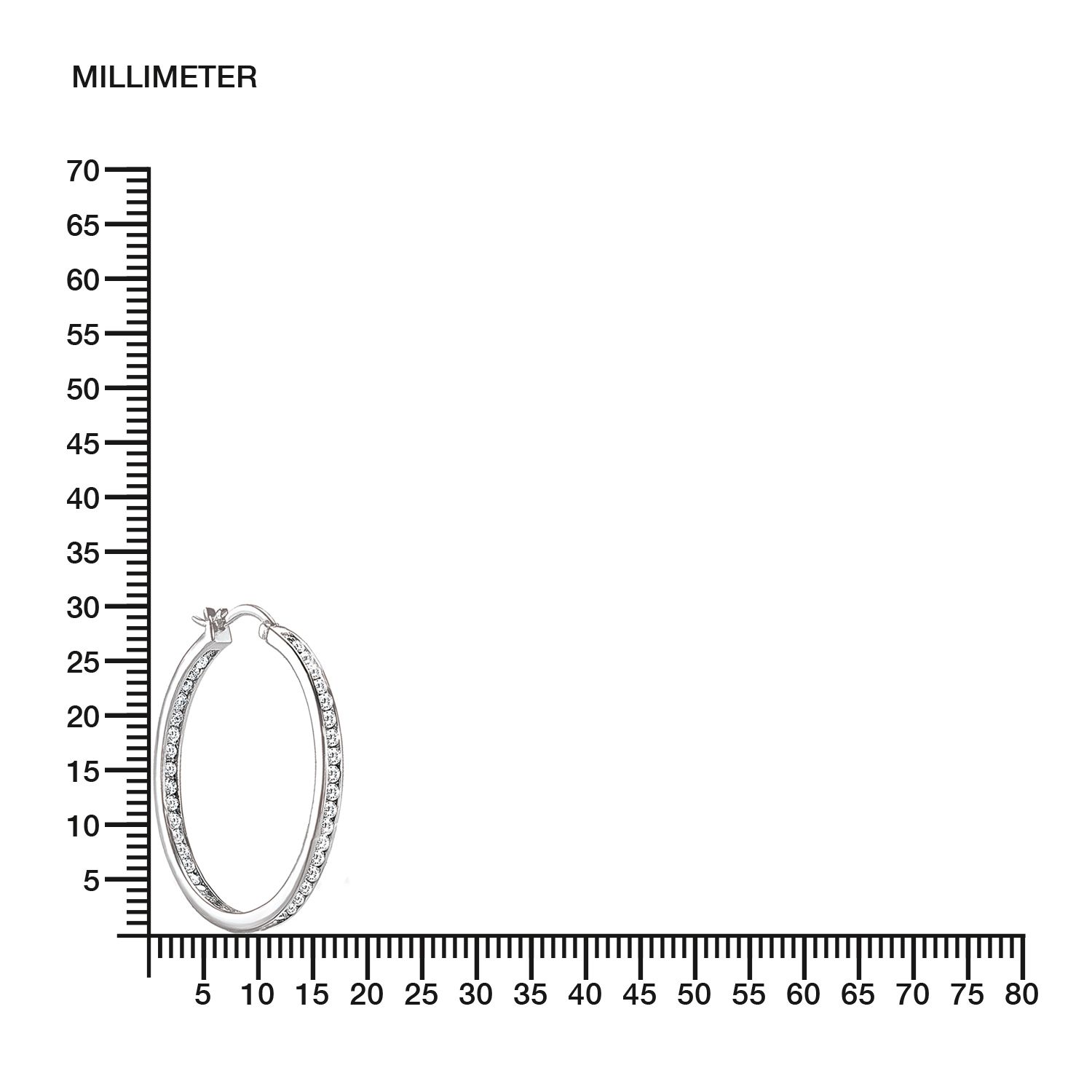 s.Oliver Damen Creolen 2026067 Silber Zirkonia