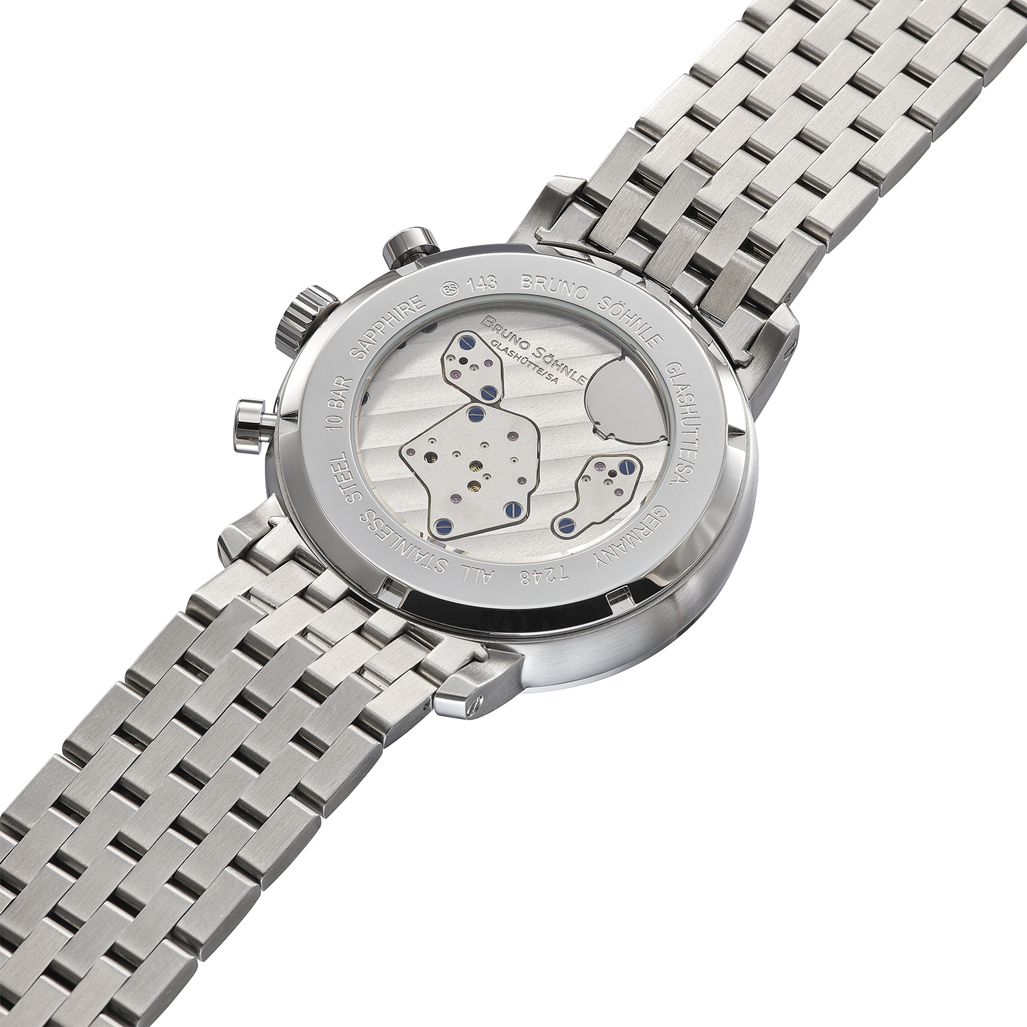 Bruno Söhnle Herren Armbanduhr 17-13143-342 Marcato Chronograph Edelstahl