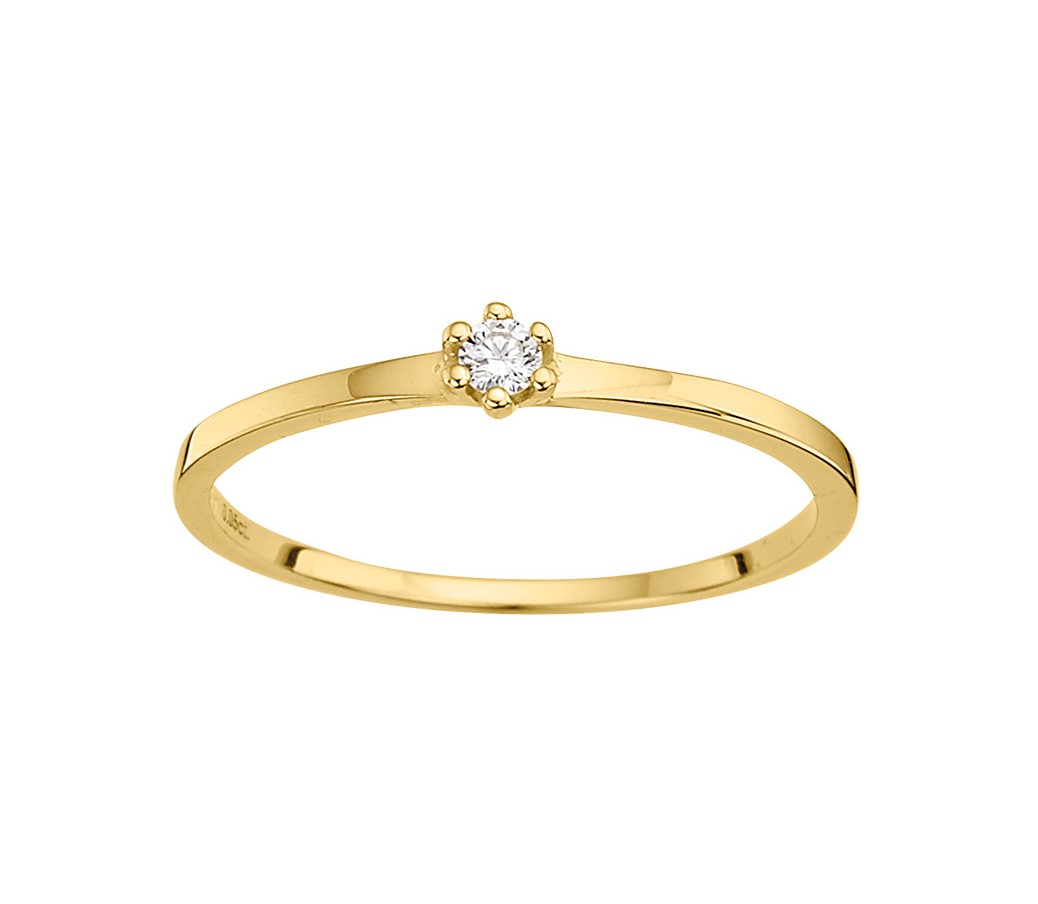 CEM Solitaire Ring 6-205916-001 BCRI6404 Gelbgold Brillant