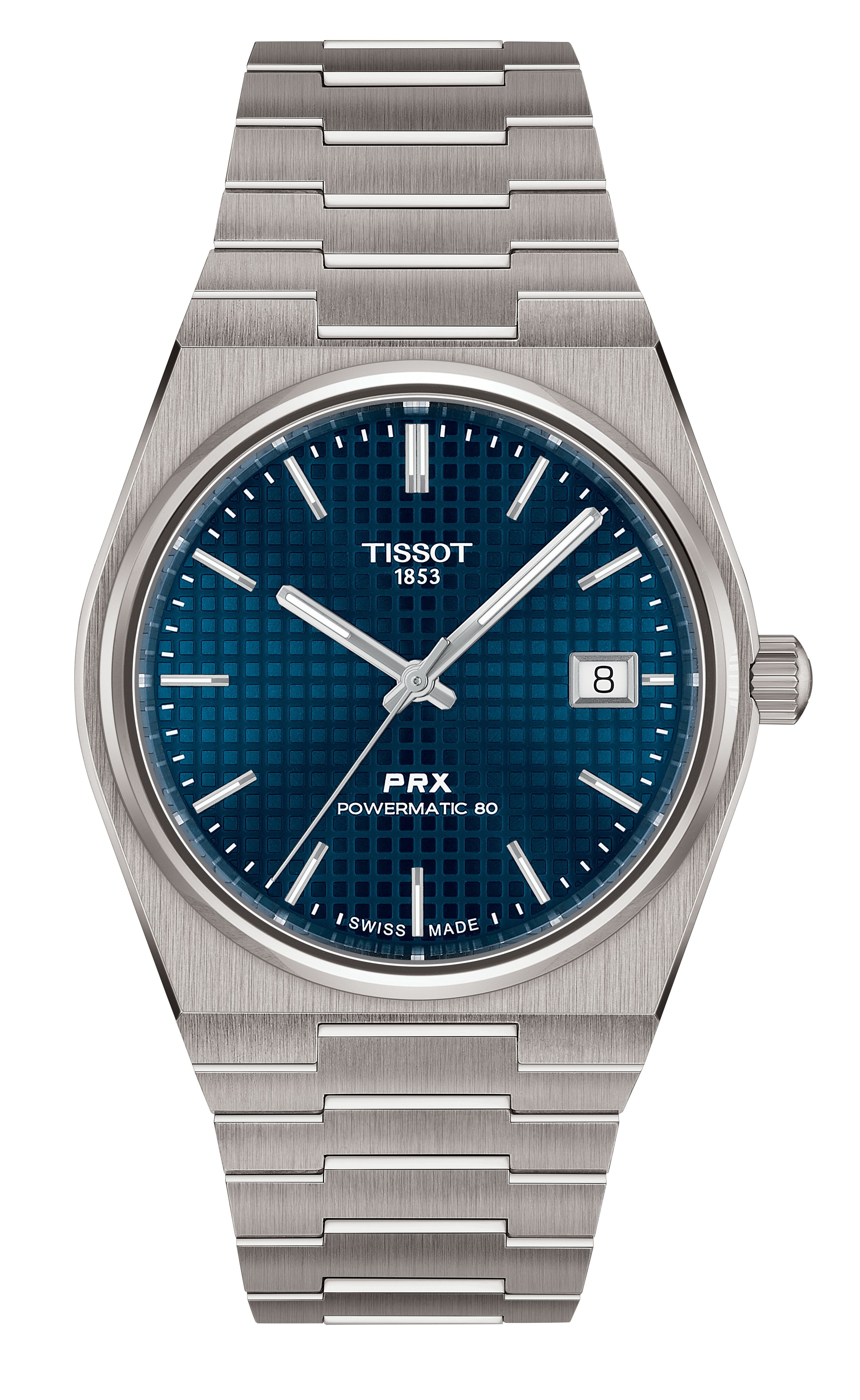 Tissot Armbanduhr T137.807.44.041.00 PRX Titan 38 mm Automatik blau
