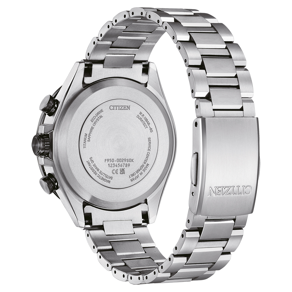 Citizen Herren Chronograph CC4075-50L UNITE with BLUE Satellite Wave Solar Eco-Drive Limited Edition