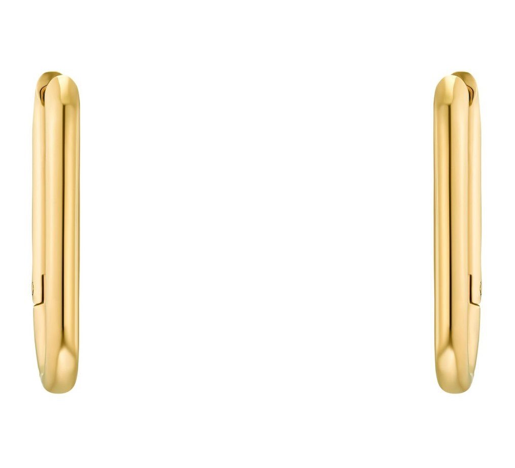 s.Oliver Damen Creolen 2033906 Edelstahl gelbgold  IP