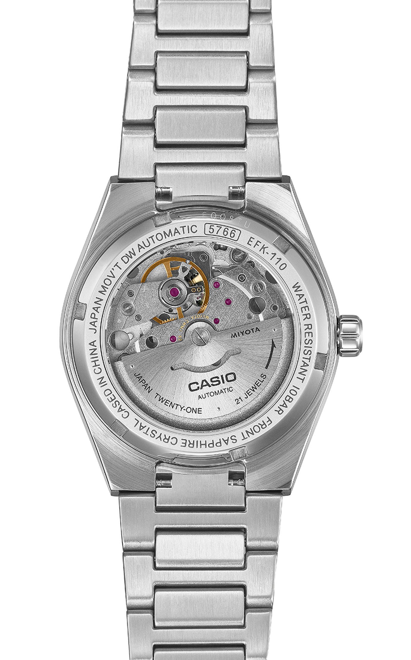 Casio  Herren Armbanduhr Edifice EFK-110D-7AER Automatik Edelstahl