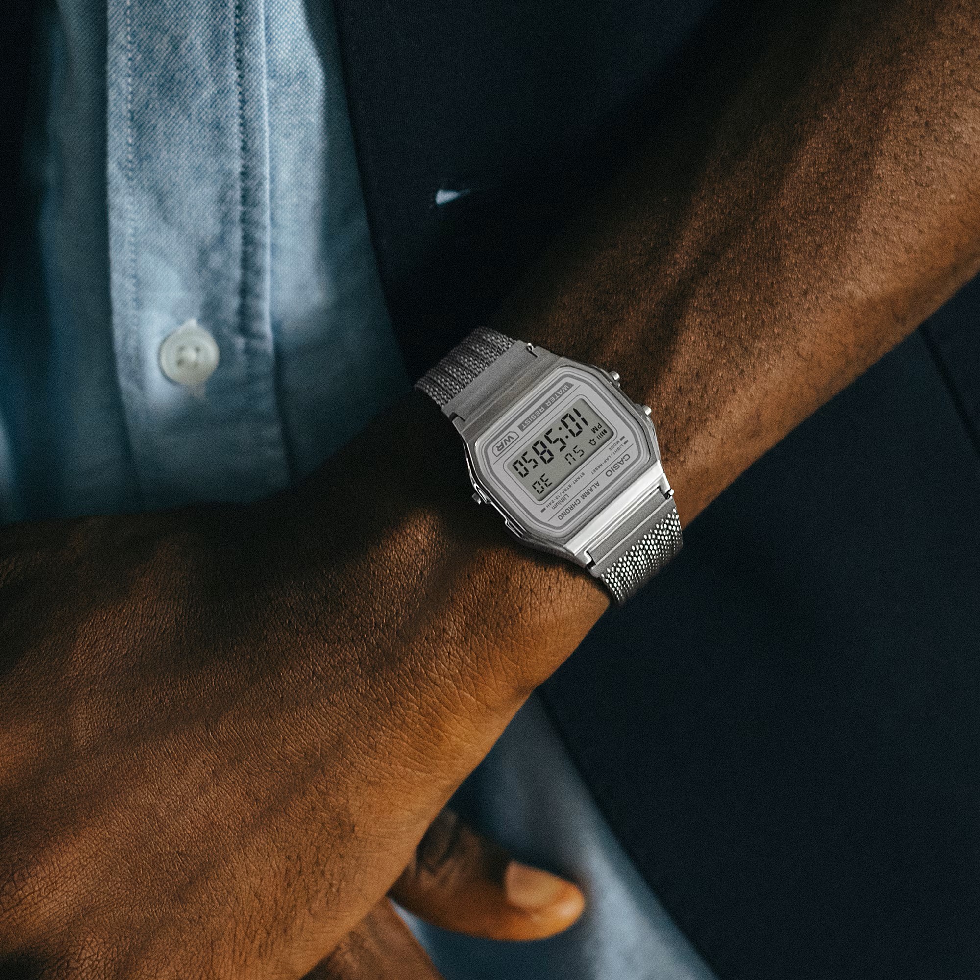 Casio Armbanduhr A158WEM-7EF Vintage digital