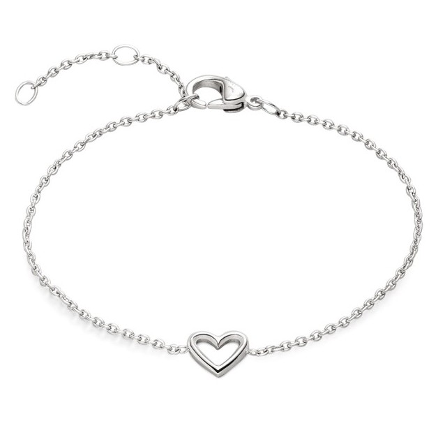 Boccia Damen Armband 03070-01 Titan mit Herz