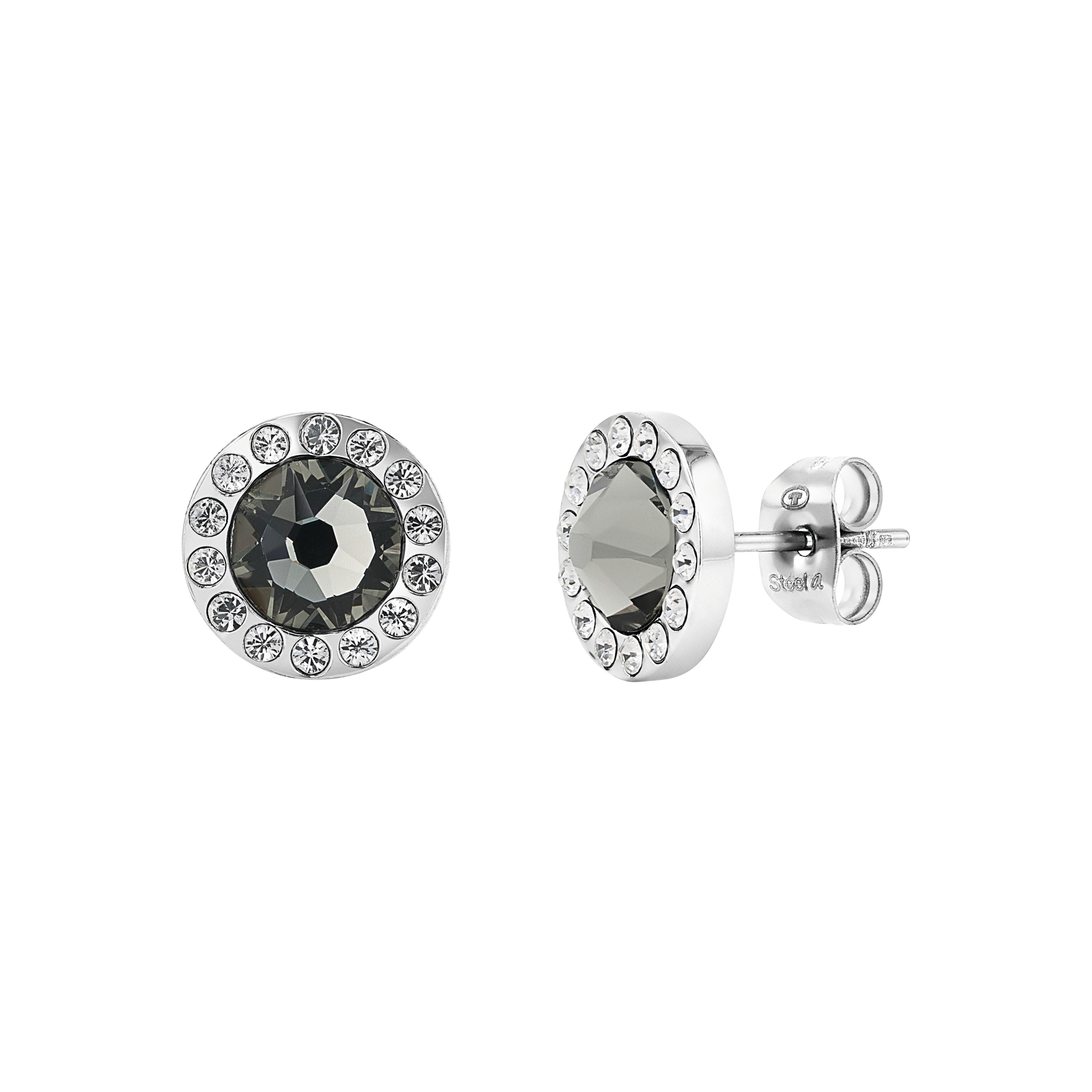 Tom Tailor Damen Ohrstecker 2101389 Edelstahl mit Kristallglas-Steinen