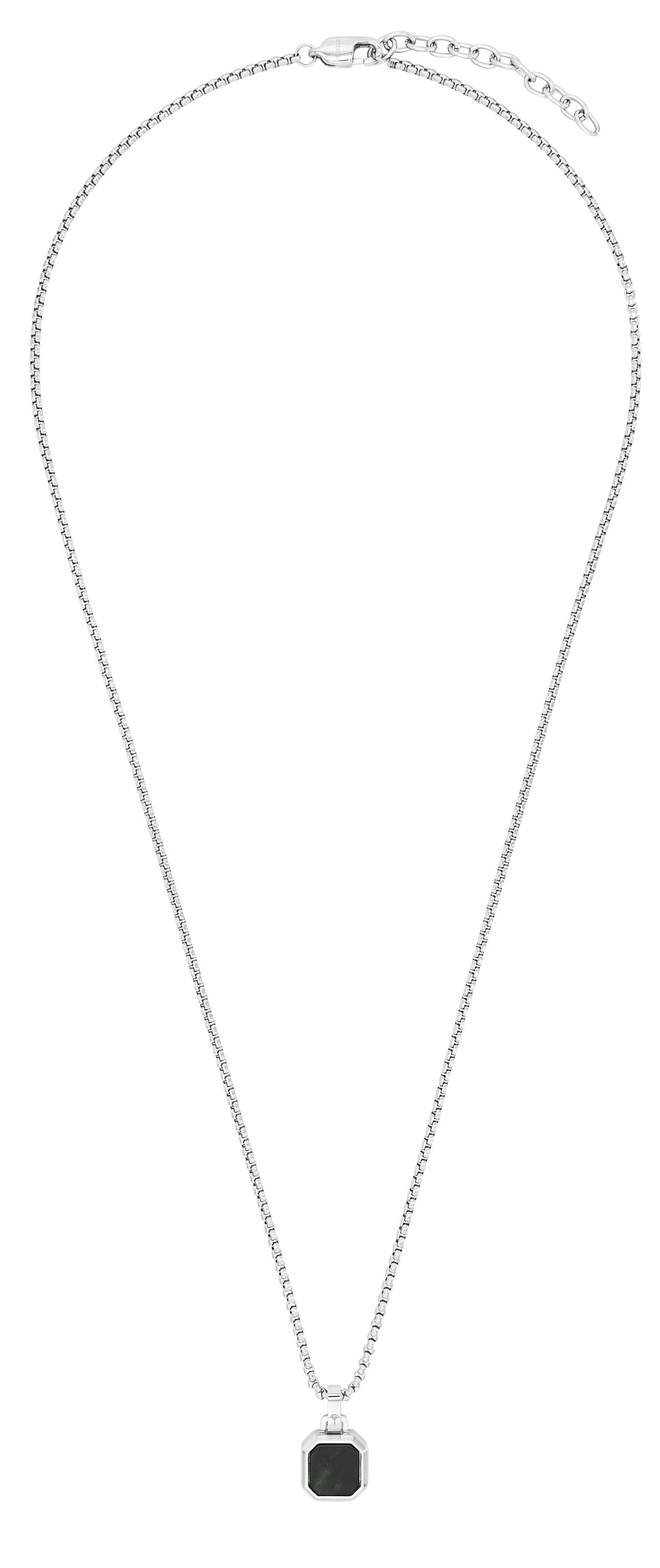 Joop! Herren Halskette 2038987 Anhänger Edelstahl Schmuckstein schwarz