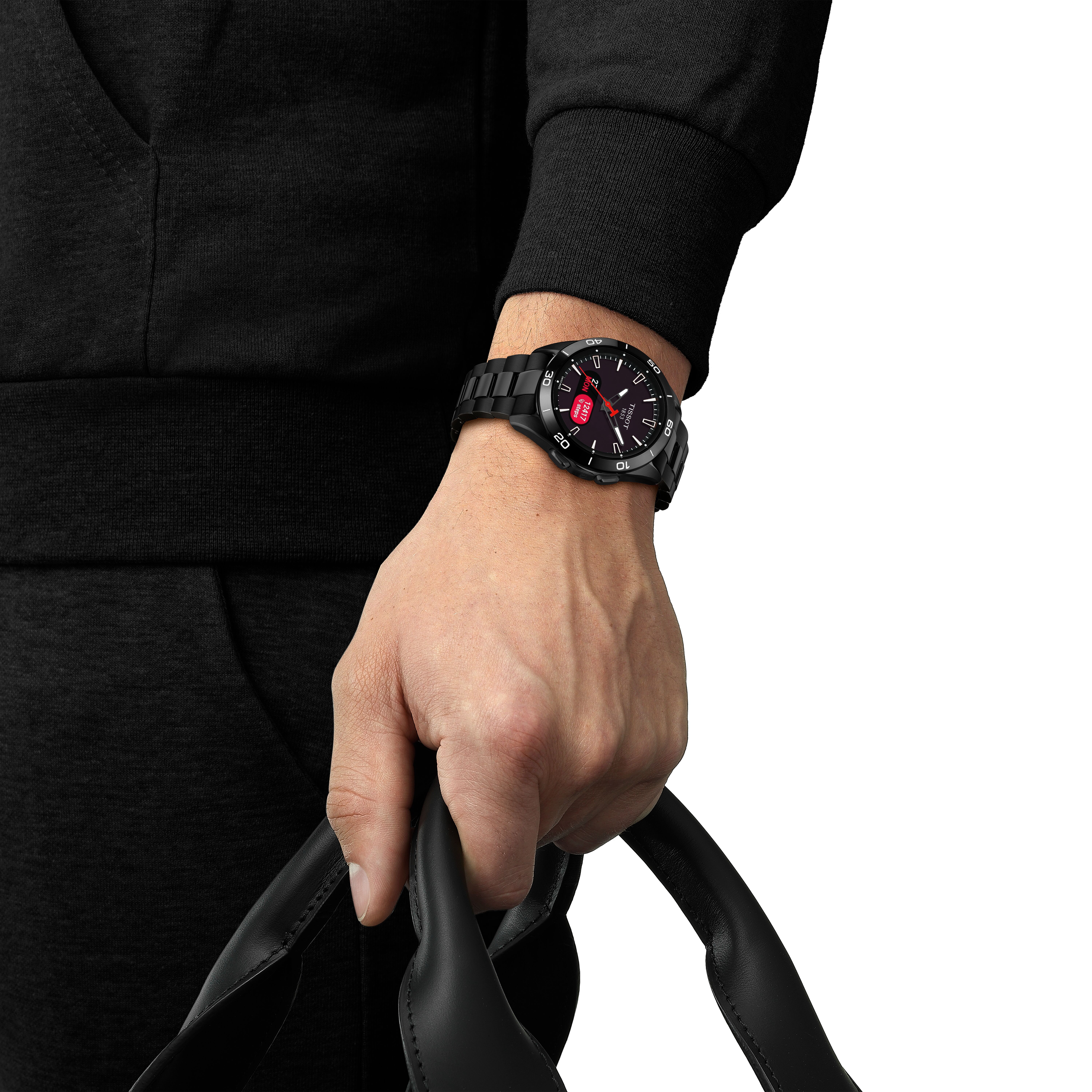 Tissot Herren Armbanduhr T153.420.44.051.01 T-Touch Connect Sport 43.75mm Titan Schwarz
