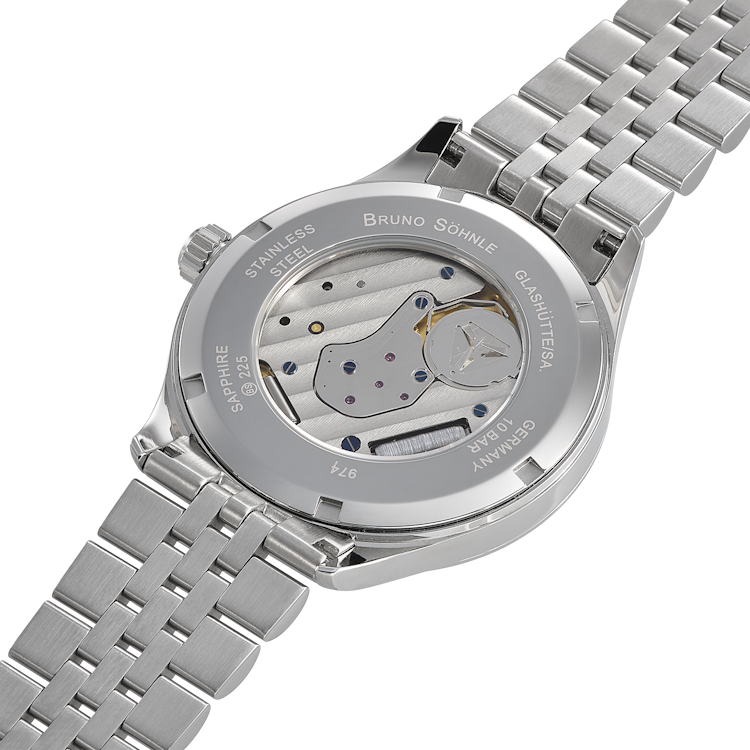 Bruno Söhnle Herren Armbanduhr Turin II Big 17-13225-842 Edelstahl