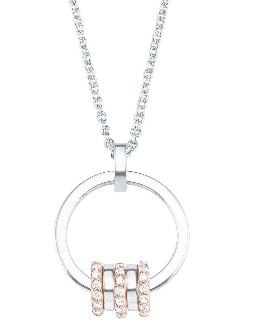 s.Oliver Damen Halskette 2027610 Silber Zirkonia