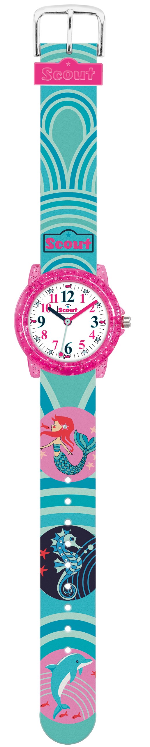 Scout Kinder Armbanduhr Crystal 280305036 Wellenspiel