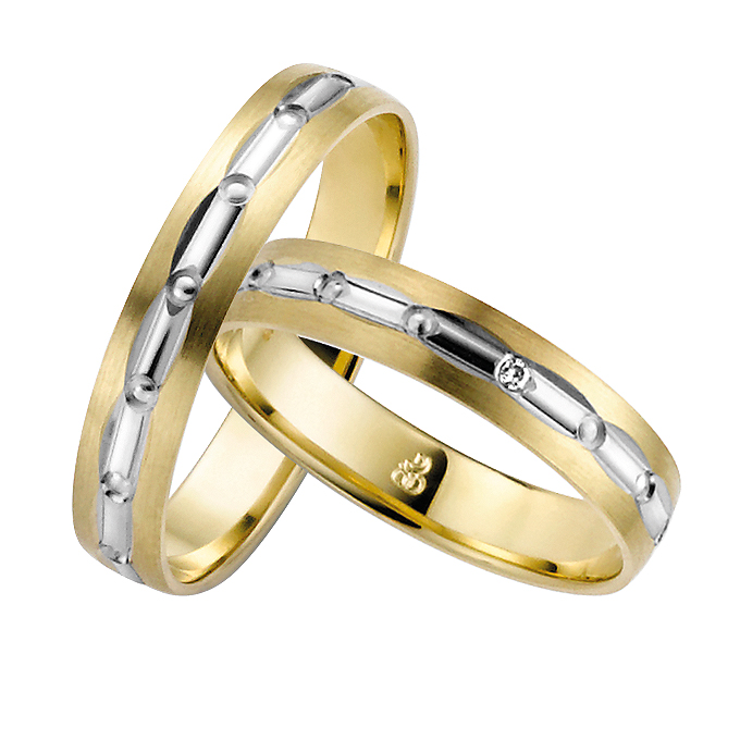 Eheringe Trauringe Rauschmayer Easy Line 20-03686 21-03686 Gelbgold Weißgold