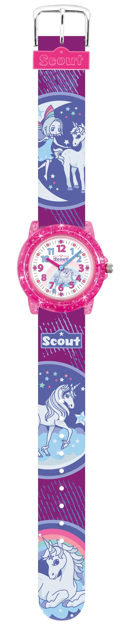 Scout Kinder Armbanduhr Crystal 280305040 Einhorn Fee