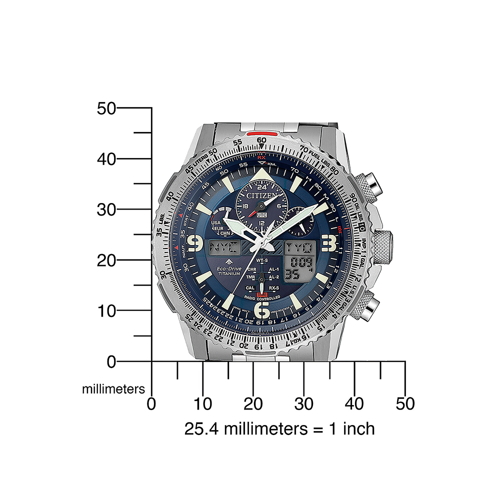 Citizen Herren Armbanduhr Funk Eco-Drive JY8100-80L Promaster Sky