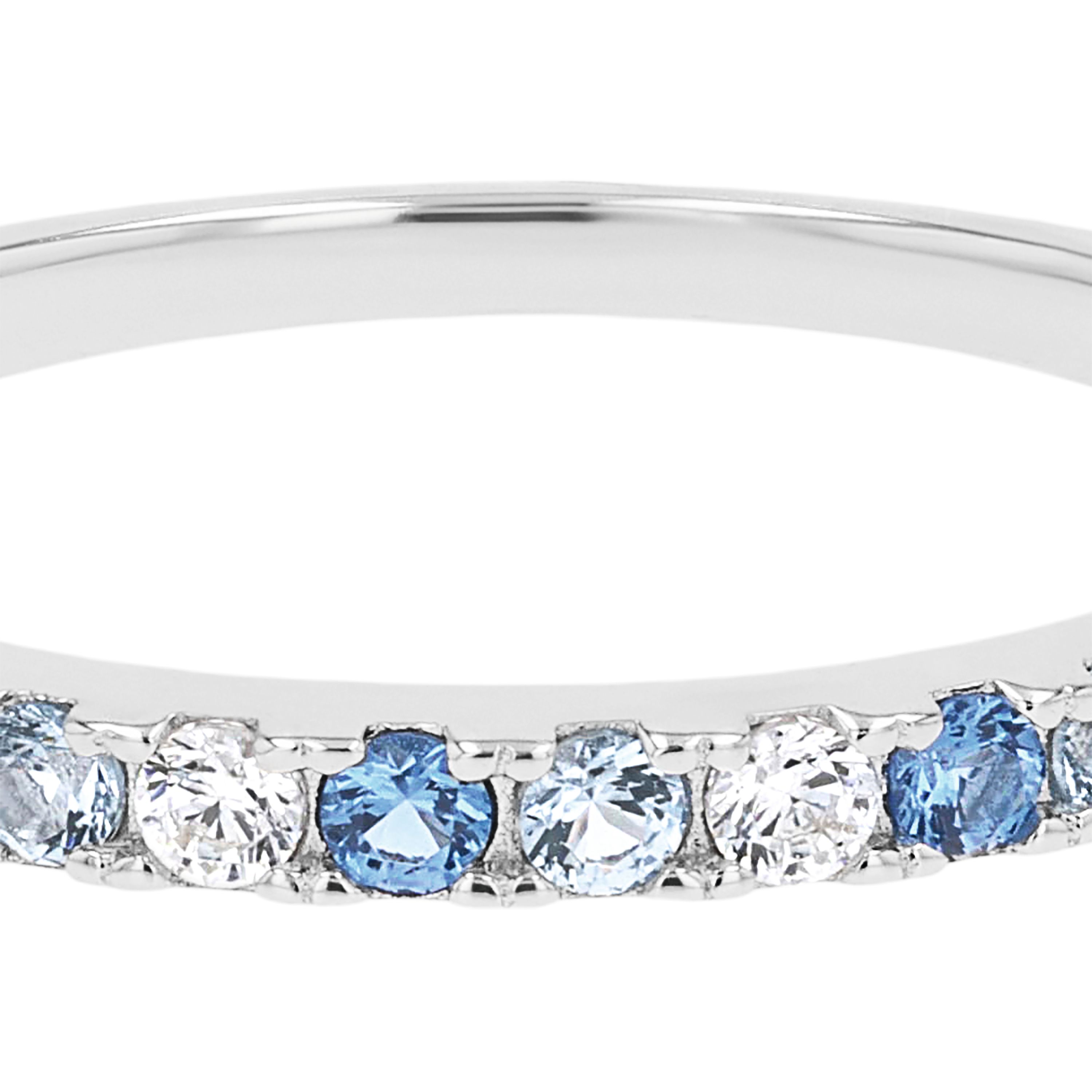 Tom Tailor Damen Ring 2101265 2101266 2101267 2101268 Silber 925 synth. Zirkonia blau weiß