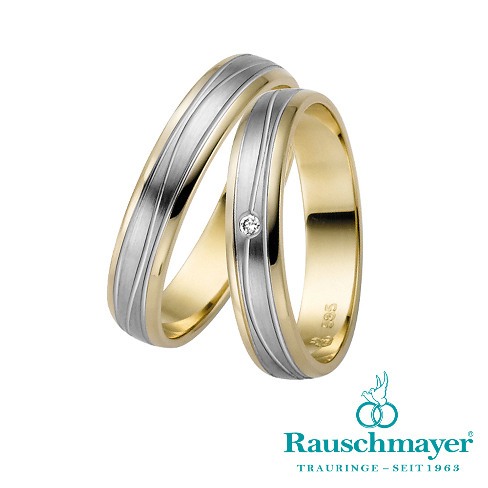Eheringe Trauringe Rauschmayer 10-50843 11-50843 Weißgold Gelbgold