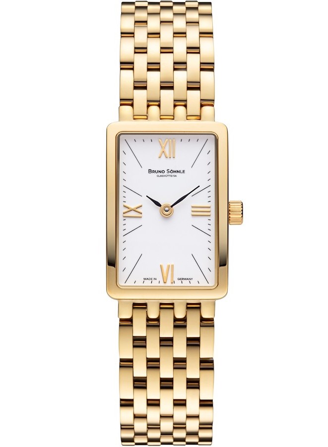 Bruno Söhnle Damen Armbanduhr La Traviata 17-13195-972 Edelstahl IP Gold
