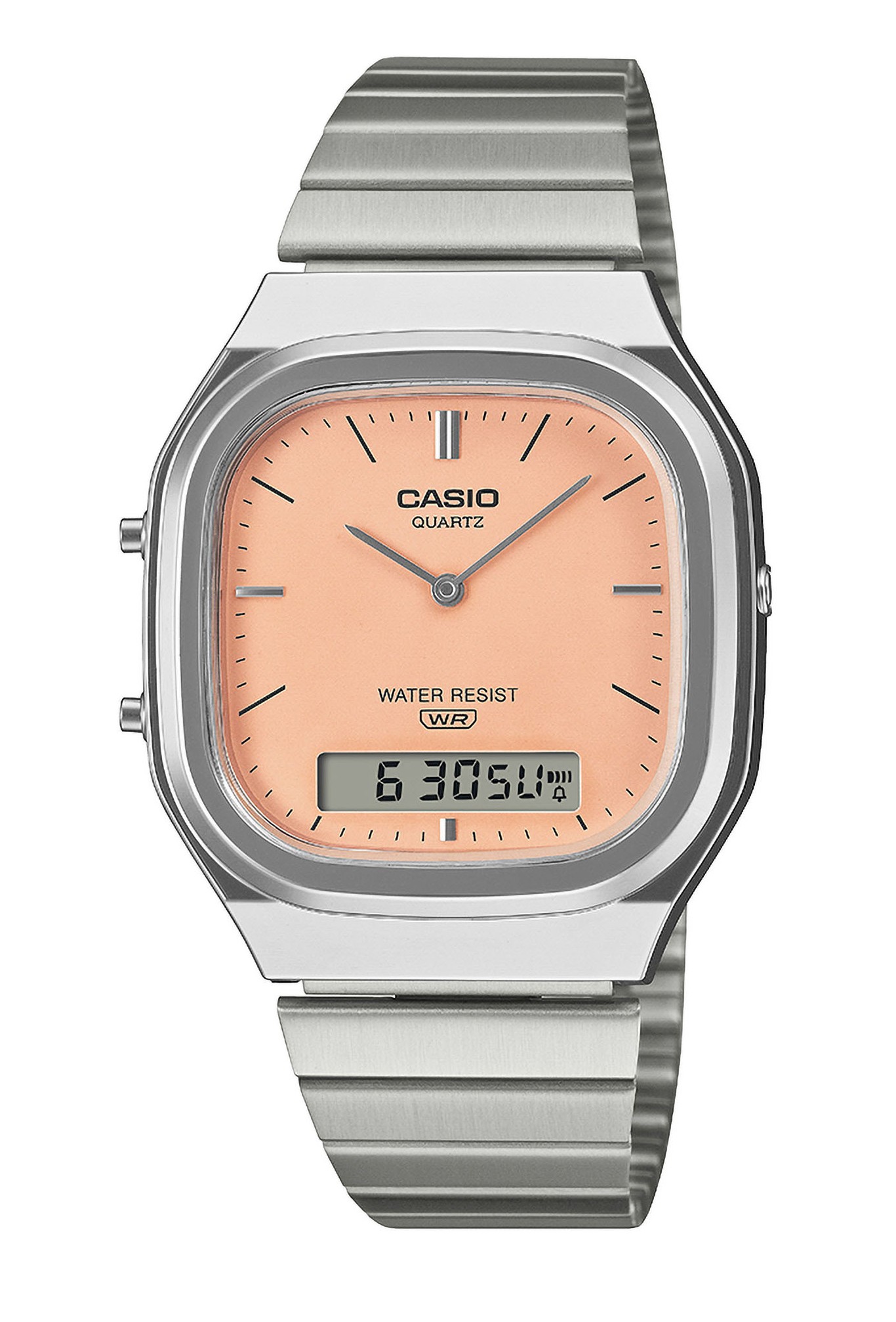Casio Armbanduhr Vintage AQ-240E-4AEF analog-digital apricot