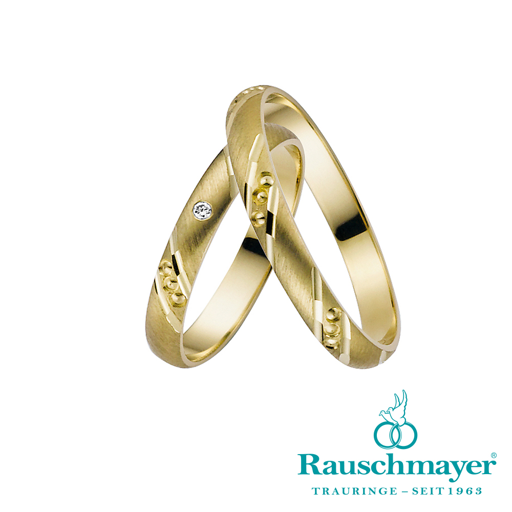 Eheringe Trauringe Rauschmayer Easy Pair 10-03445 11-03445 Gelbgold