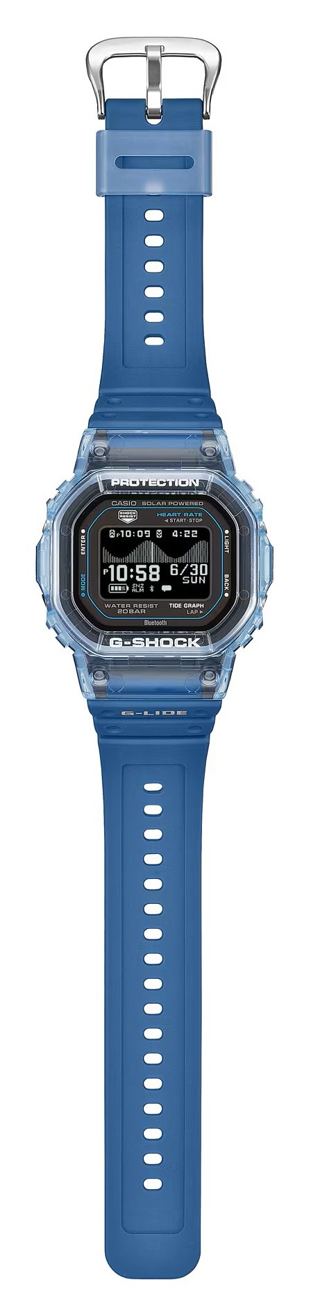 Casio G-Shock G-LIDE GBX-H5600-2ER Bluetooth Solar digital blau