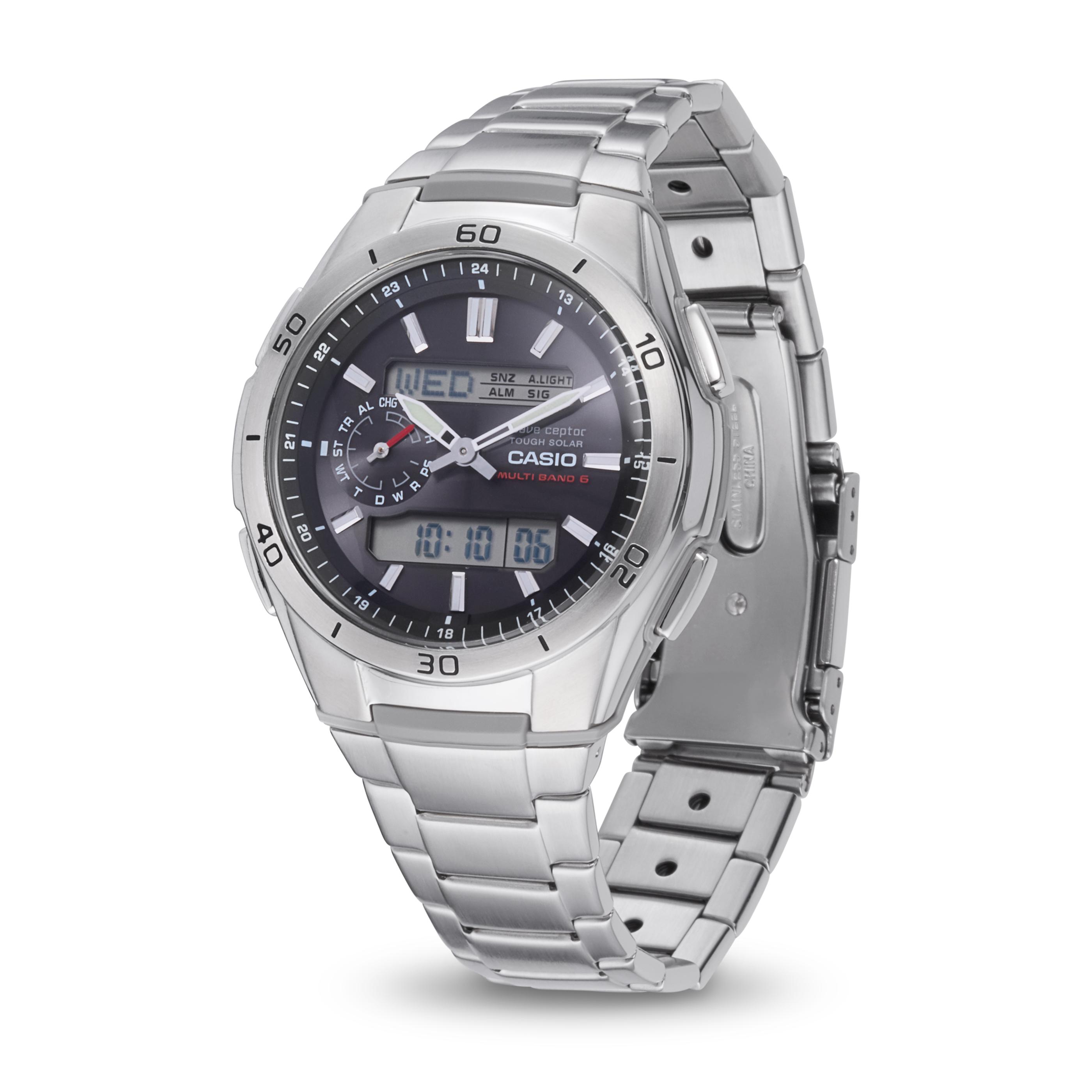 Casio Herren Armbanduhr WVA-M650D-1AER Funk Solar
