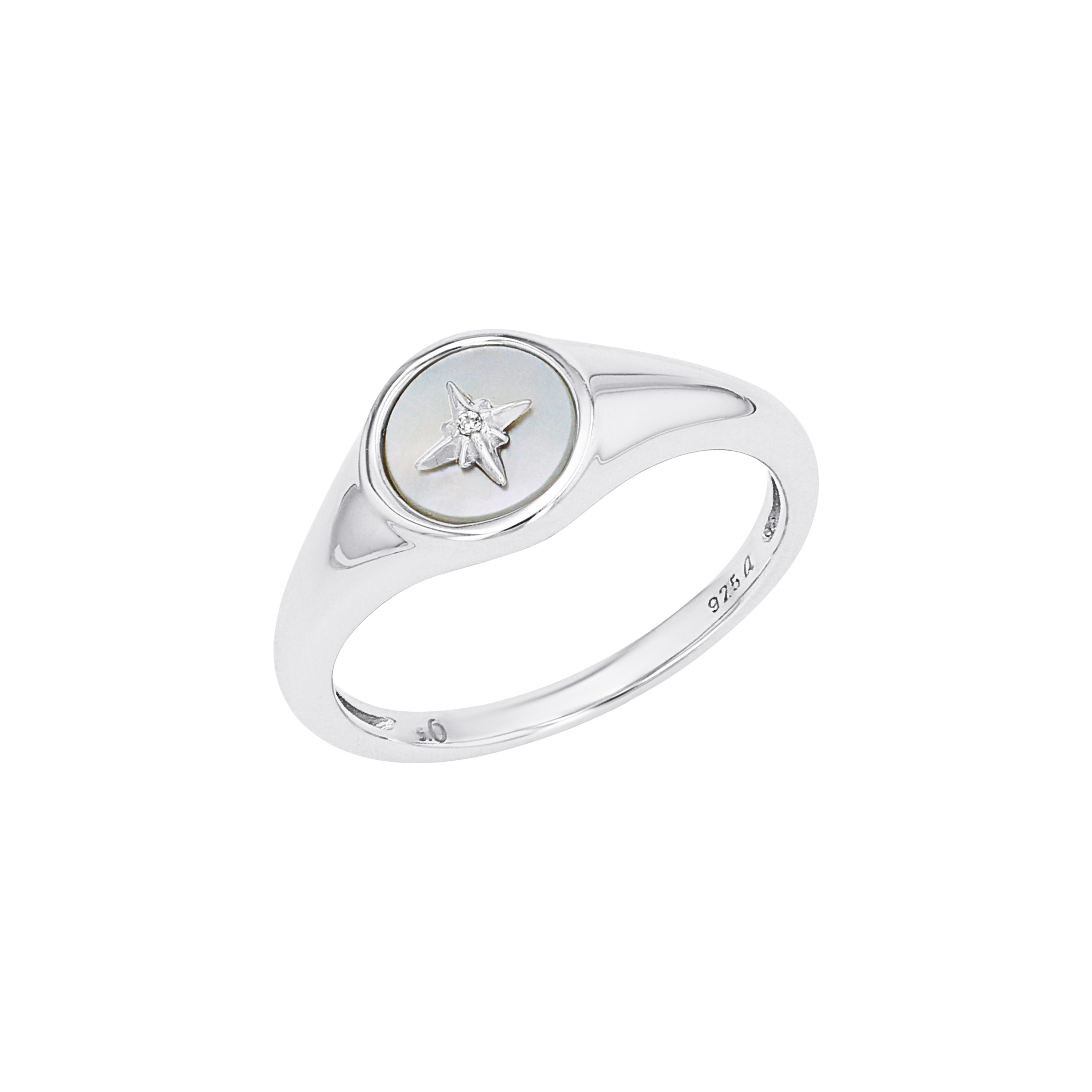 s.Oliver Damen Ring 2036886 2036887 2036888 2036889 Silber 925 Perlmutt Polarstern