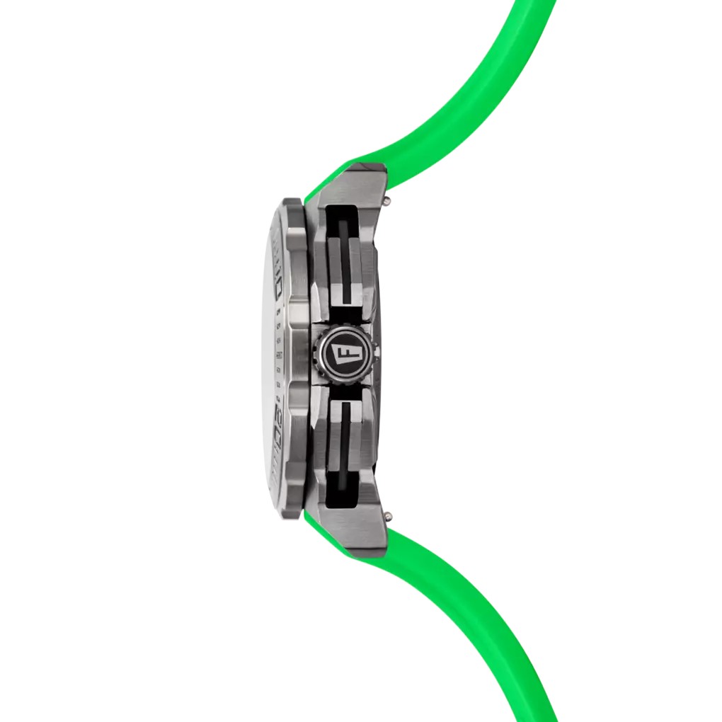 Festina Herren Armbanduhr Chrono Bike F20725/3 Edelstahl Silikonarmband grün