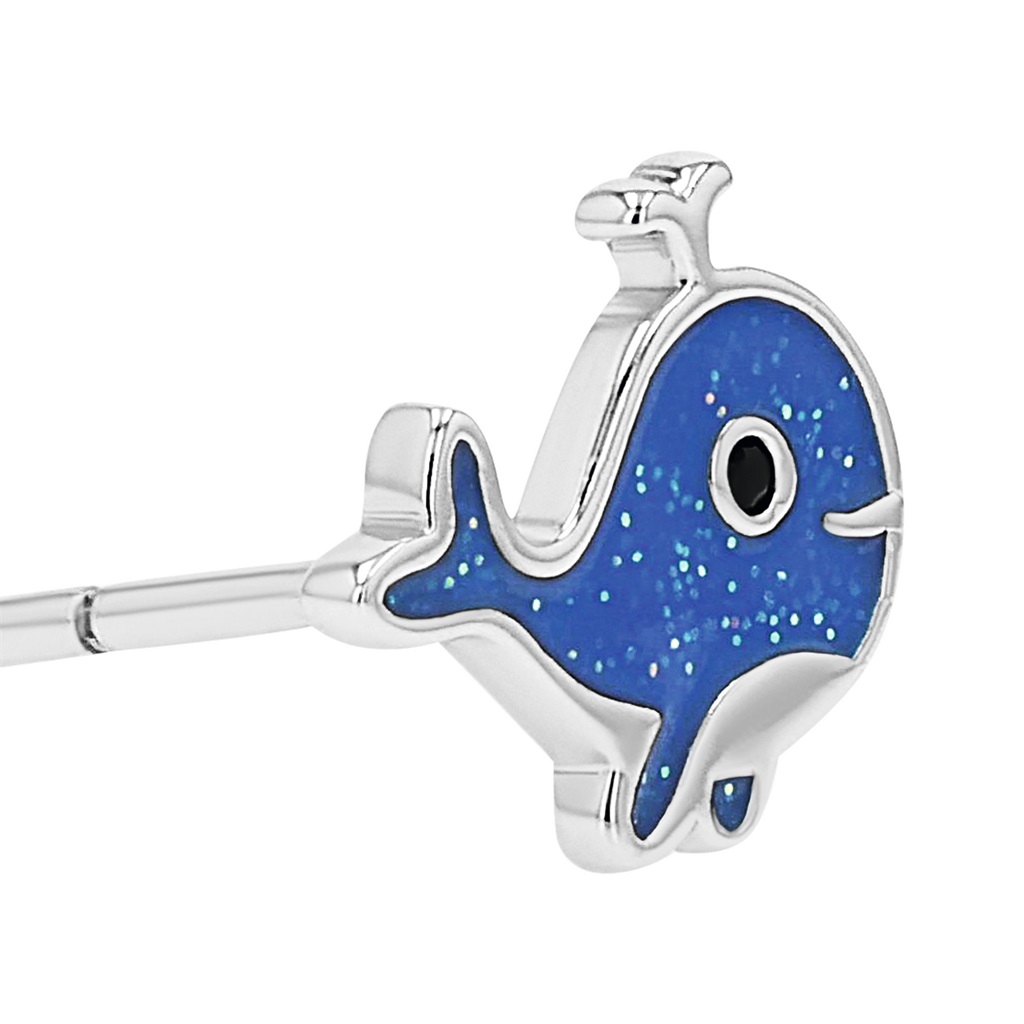 Lillifee Mädchen Ohrstecker 2101021 Wal Blau Silber 925