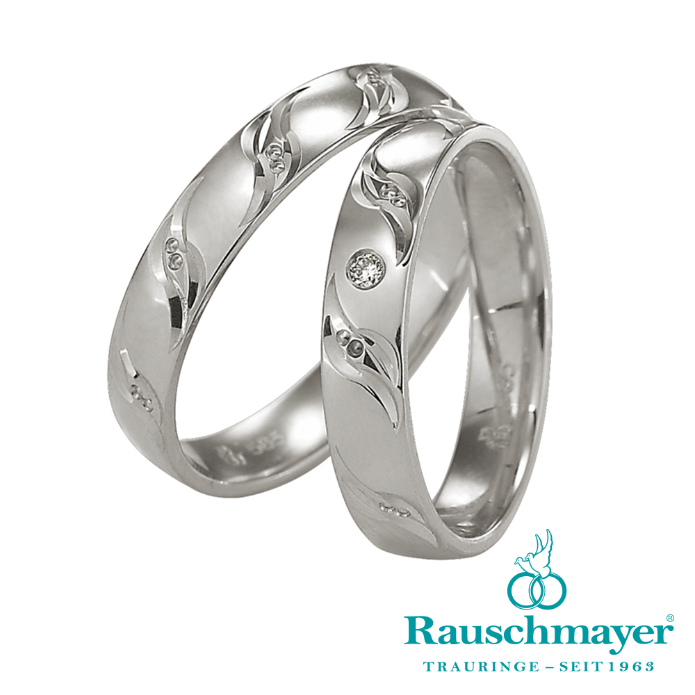 Eheringe Trauringe Rauschmayer Easy Pair 10-04778 11-04778 Weißgold