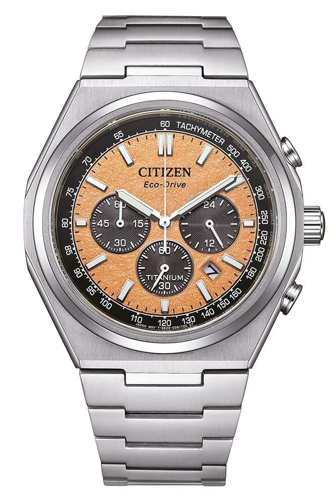 Citizen Herren Armbanduhr CA4610 85Z Chronograph Eco Drive Super Titanium