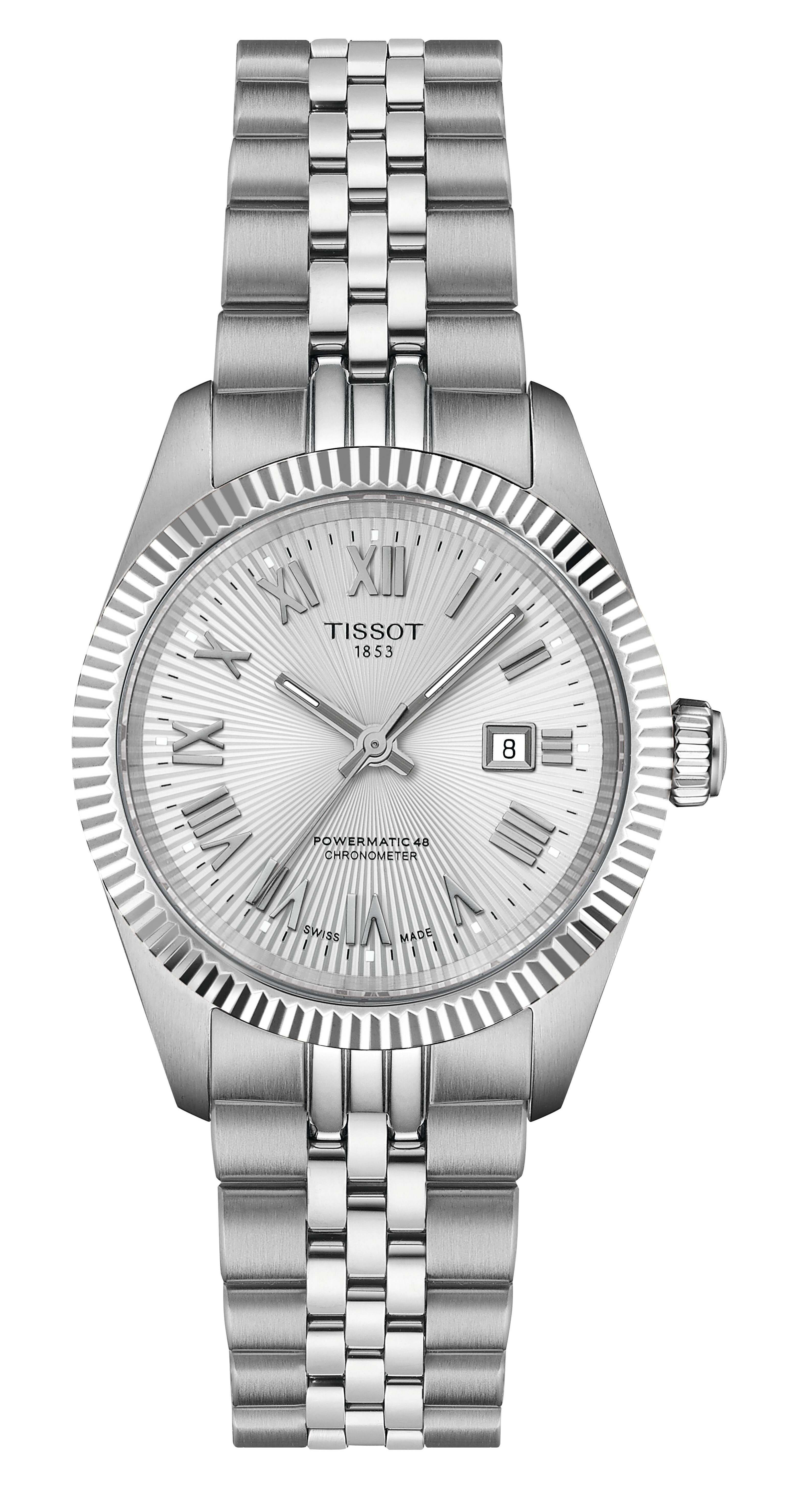 Tissot Damen Armbanduhr T156.208.11.033.00 Ballade COSC 30 mm Automatik Chronometer Edelstahl
