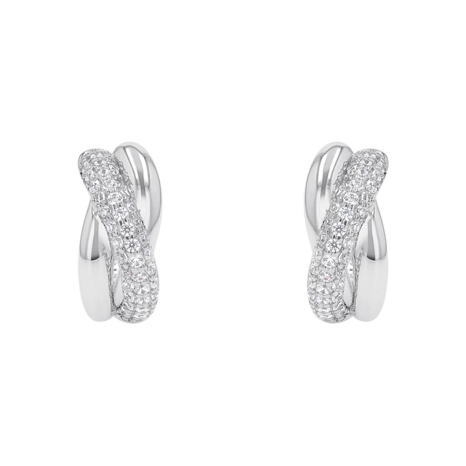 JOOP! Damen Creolen 2040545 Silber 925 synth. Zirkonia