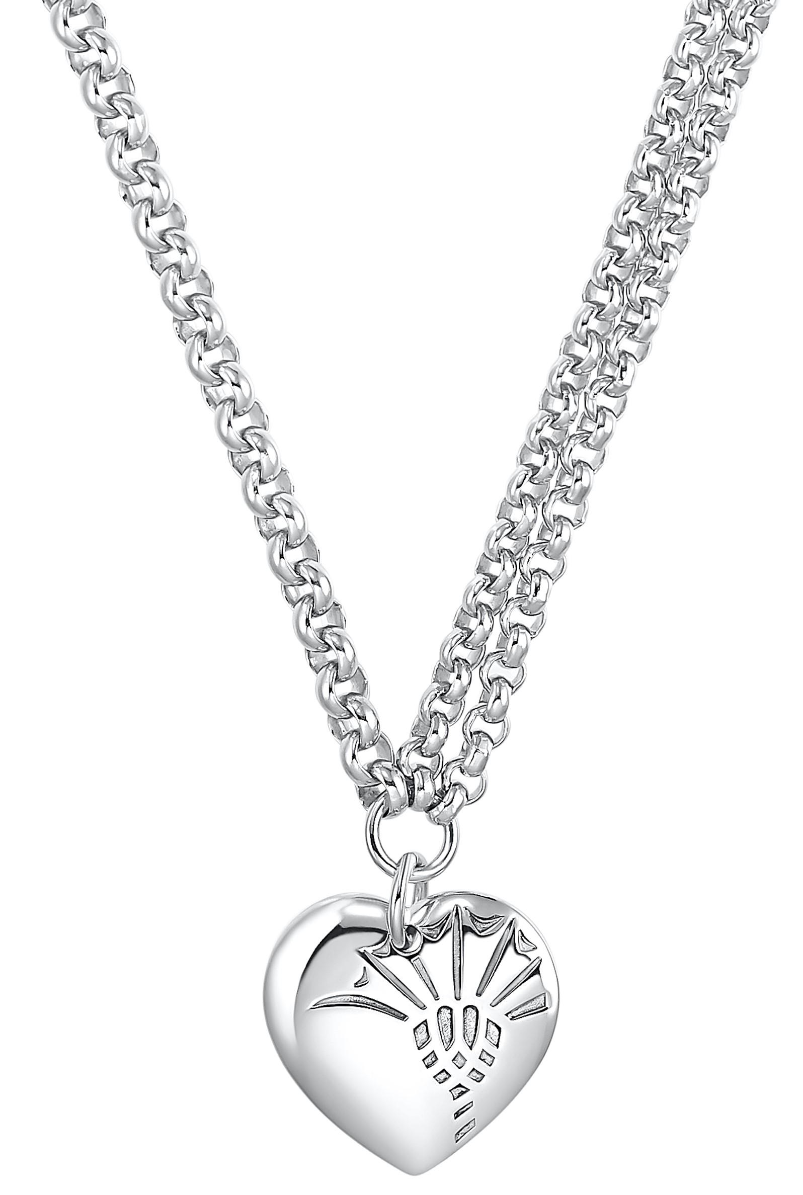 JOOP! Damen Halskette 2033891 Anhänger Herz Silber 925