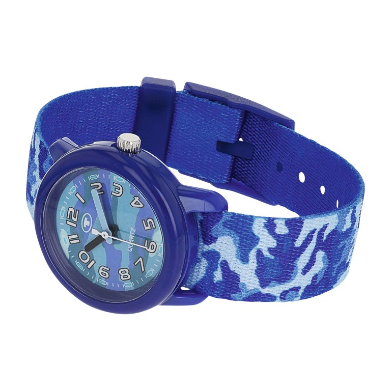 Tom Tailor Kinder Armbanduhr 2100712 Textilband Camouflage