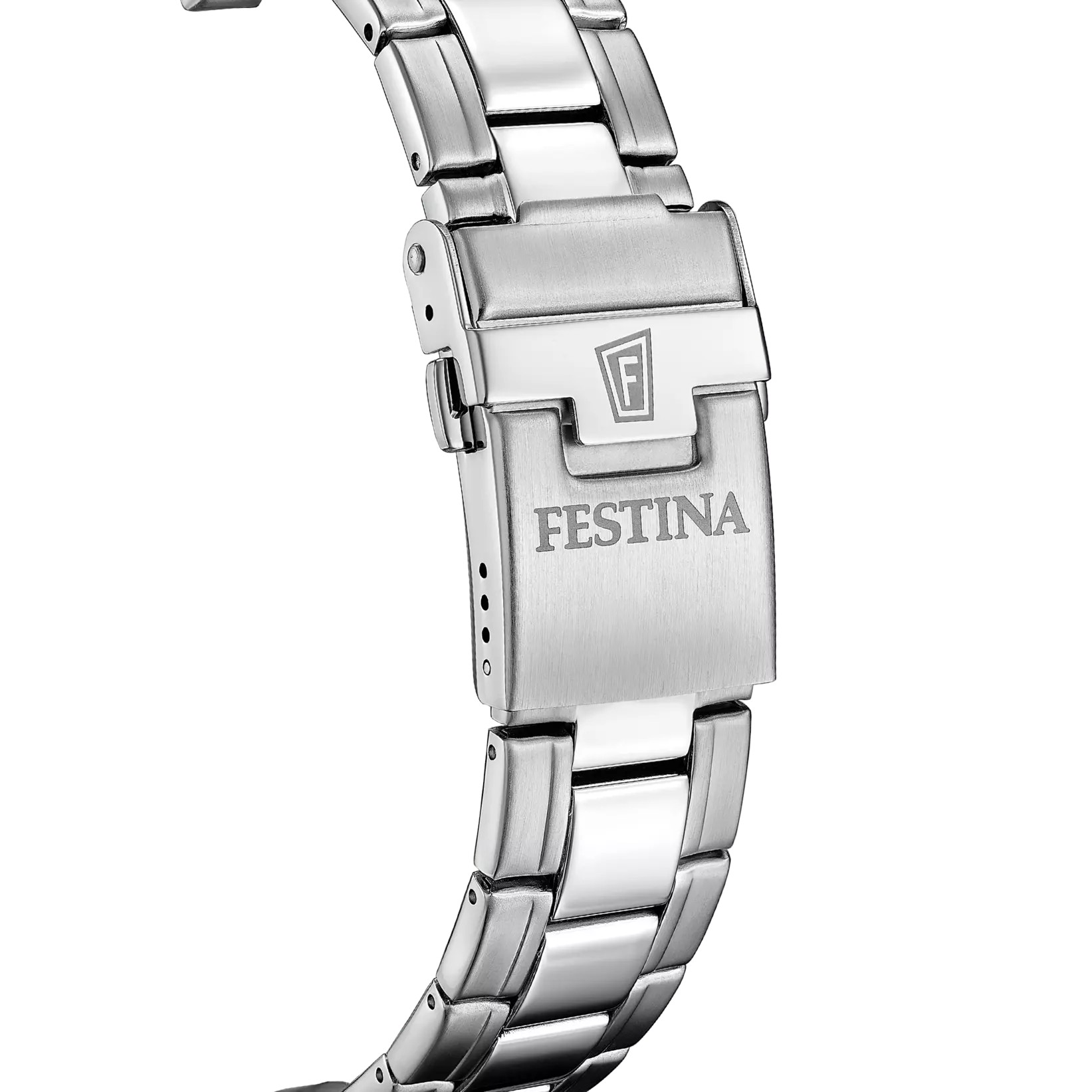 Festina Herren Armbanduhr Timeless Chronograph F20694/3 Edelstahl