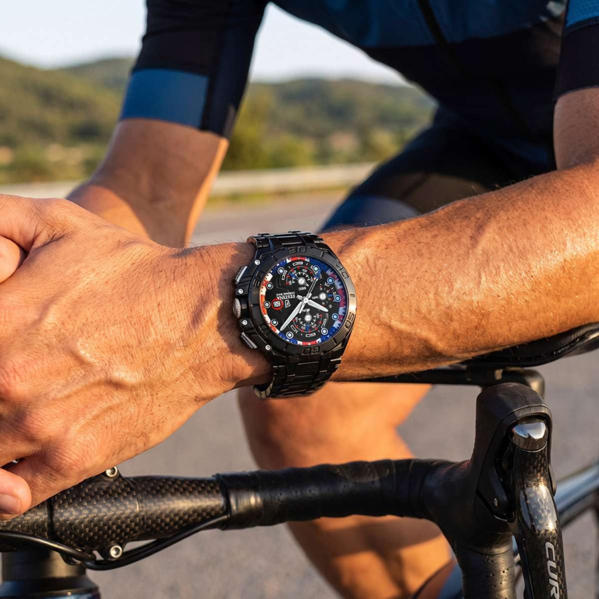 Festina Herren Armbanduhr F20796/1 Chrono Bike UK Limited Edition Edelstahl
