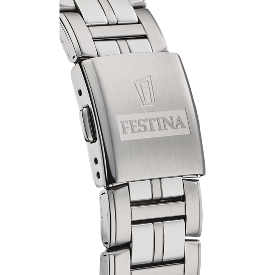 Festina Herren Armbanduhr F20445/4 Multifunktion Edelstahl