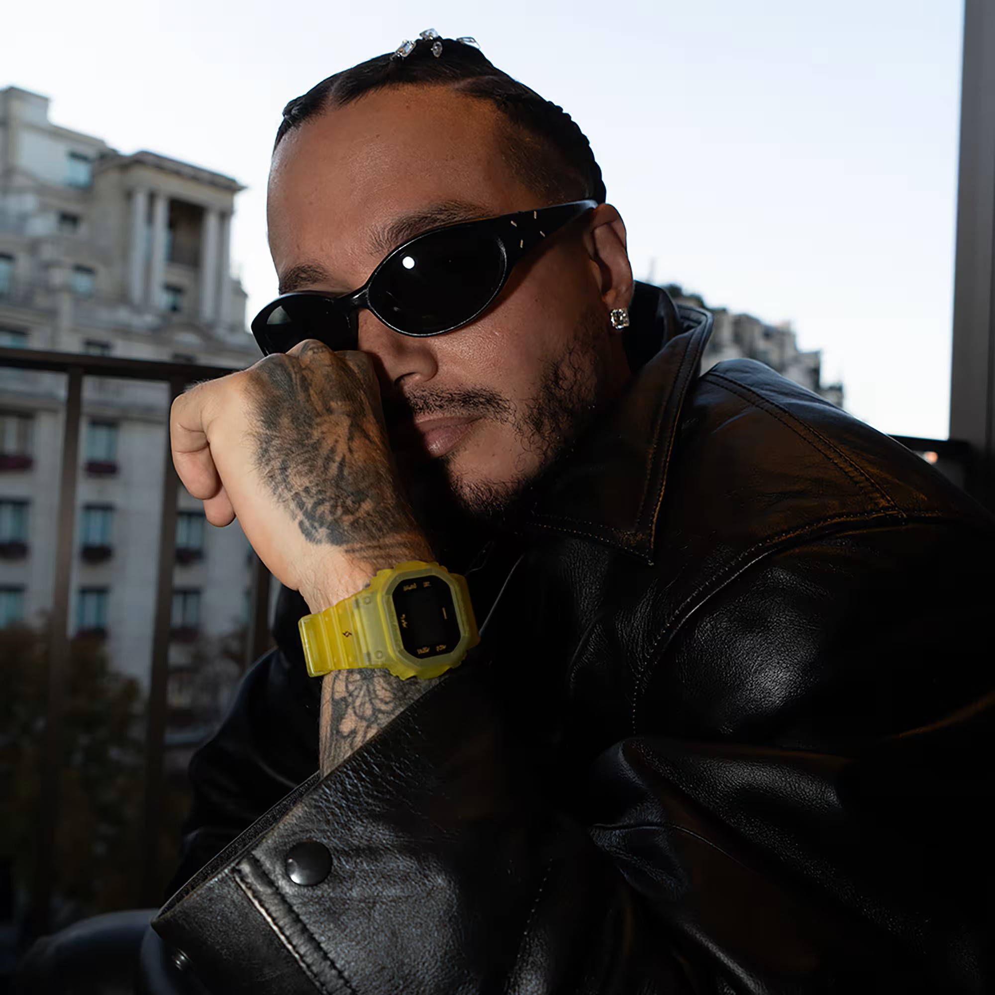 Casio Herren Armbanduhr G-Shock Origin DWE-5600JB-1A9ER J Balvin Kollaborationsmodell