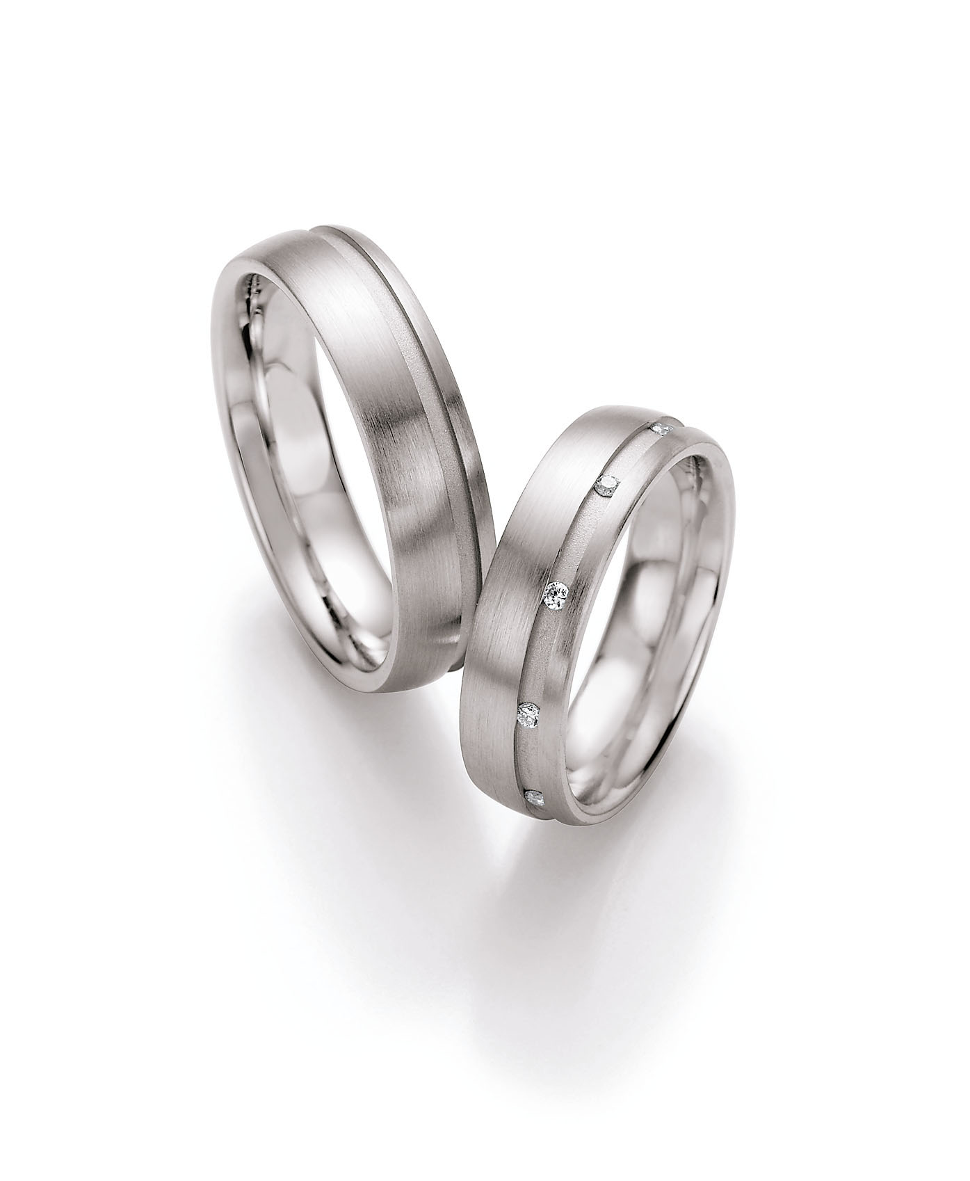 Eheringe Trauringe Honeymoon Edition Platin 73-10030 / 73-10040