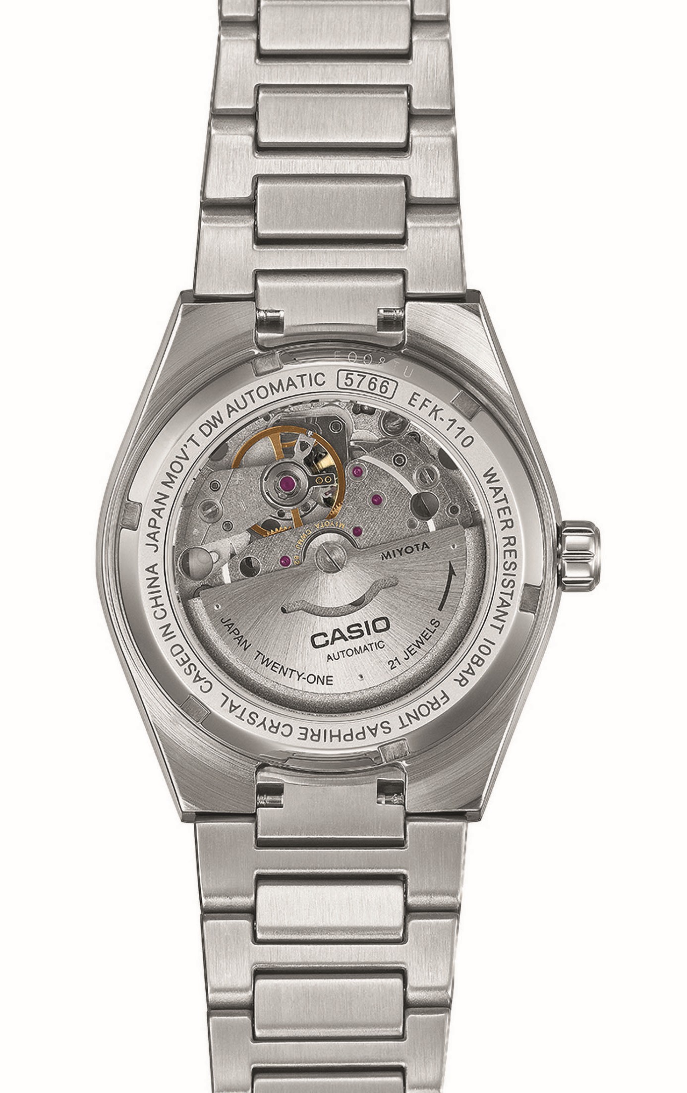 Casio  Herren Armbanduhr Edifice EFK-110D-2AER Automatik Edelstahl