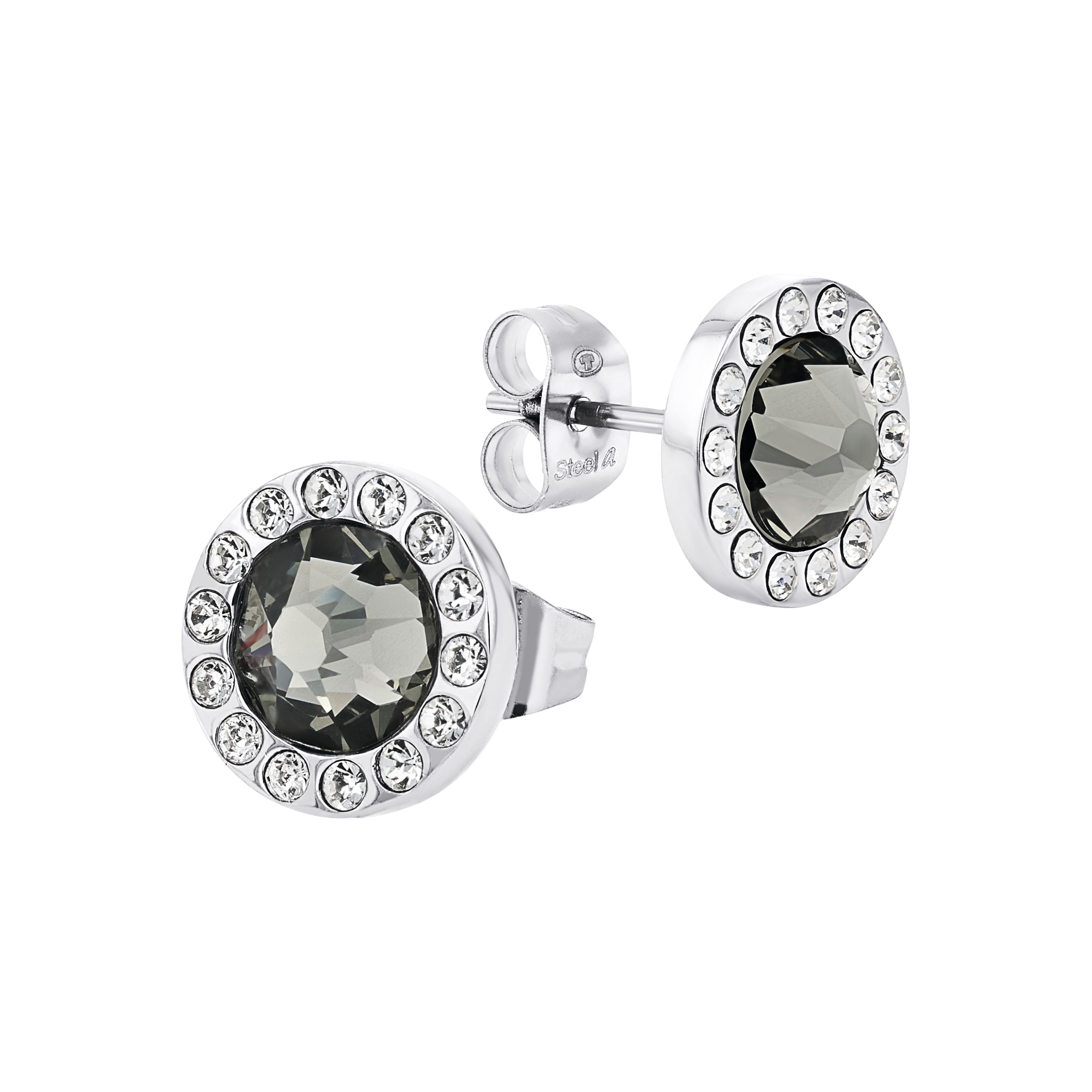 Tom Tailor Damen Ohrstecker 2101389 Edelstahl mit Kristallglas-Steinen