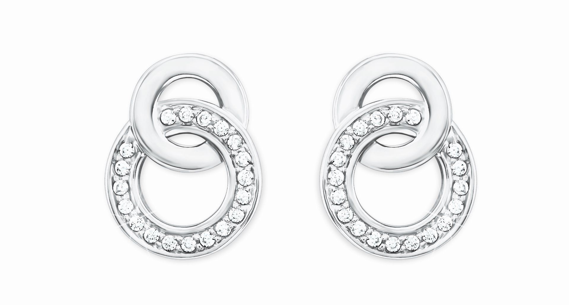 s.Oliver Damen Ohrringe 2015121 Silber Zirkonia